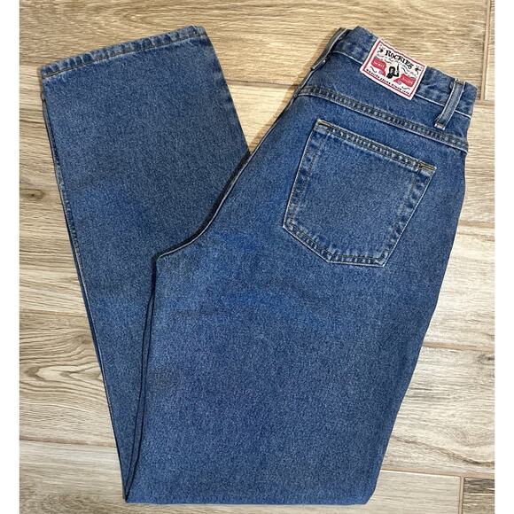 Vintage ROCKIES High Waist V-Yoke Western Size 13 Relaxed New - Picture 1 of 10